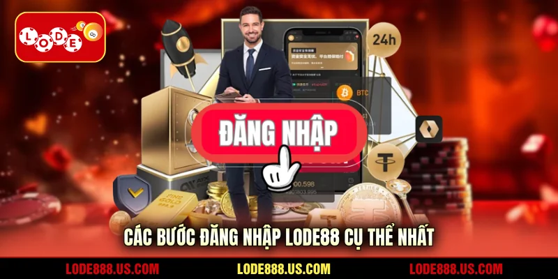 Các bước đăng nhập LODE88 cụ thể nhất