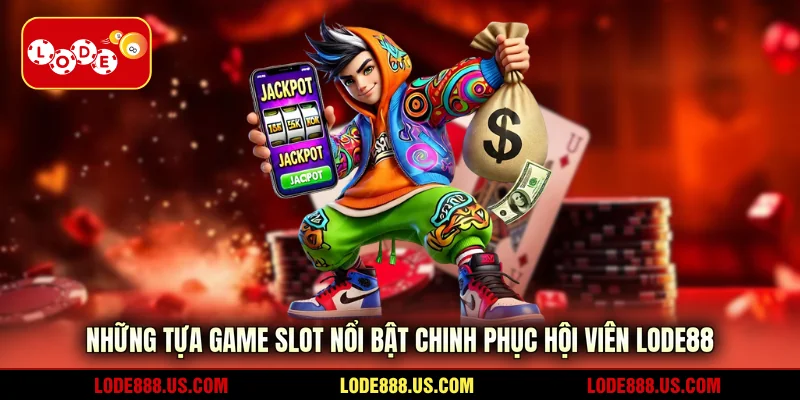 Những tựa game slot nổi bật chinh phục hội viên LODE88